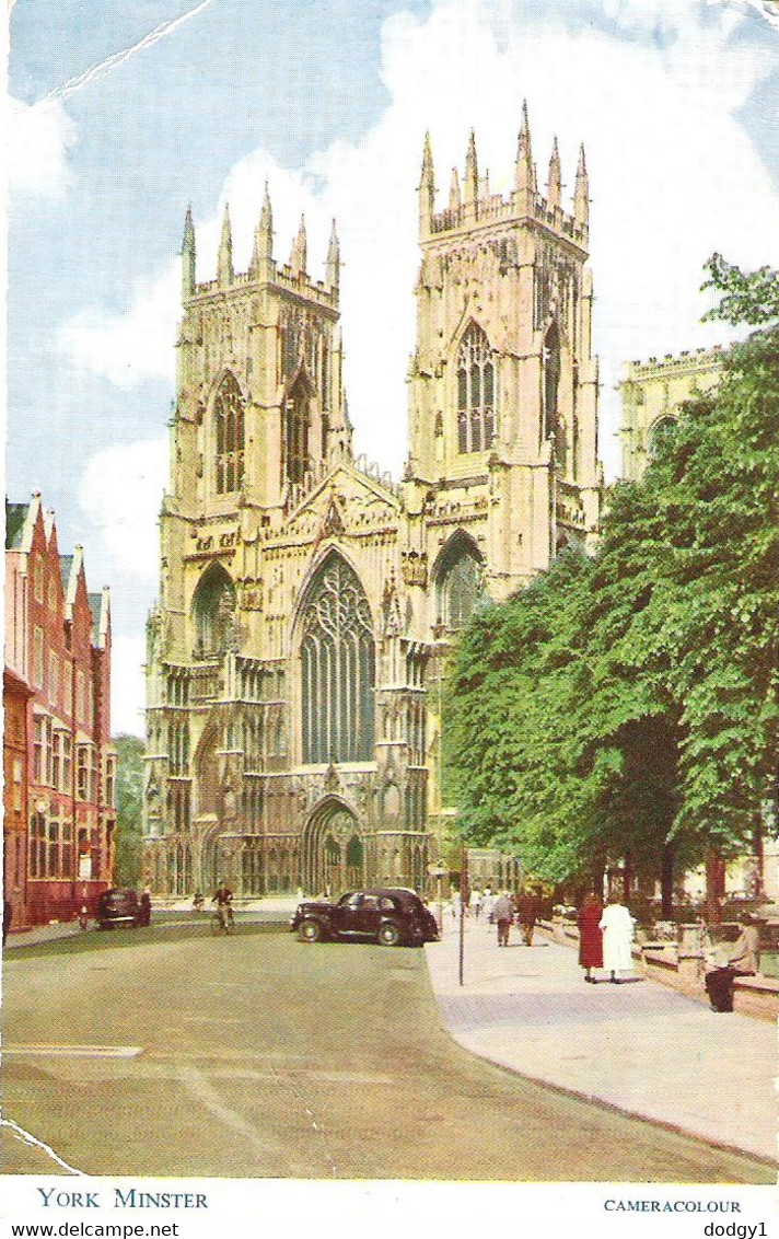 YORK MINSTER, YORK, YORKSHIRE, ENGLAND. UNUSED POSTCARD Kg5 - York