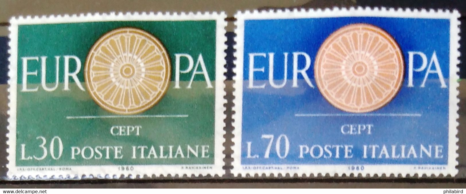 EUROPA 1960 - ITALIE                    N° 822/823                       NEUF** - 1960
