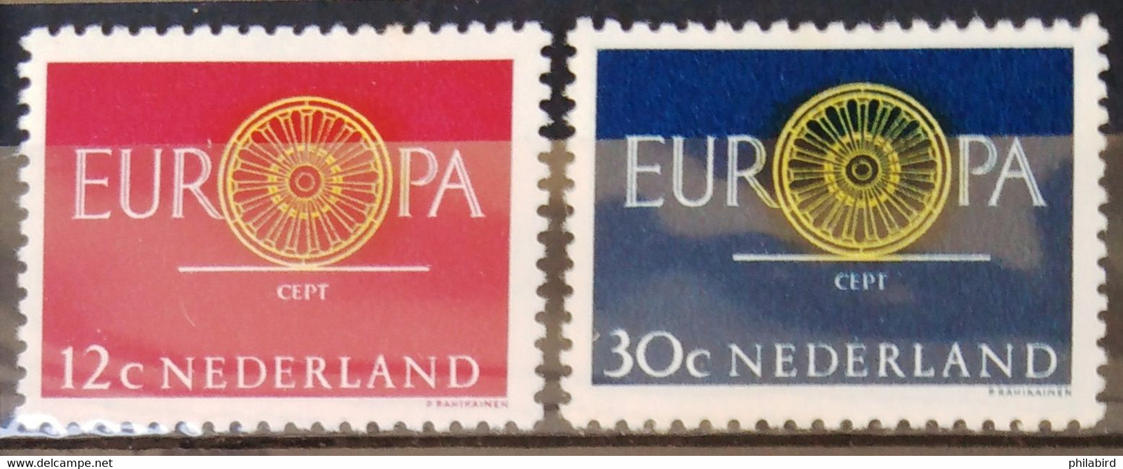 EUROPA 1960 - PAYS-BAS                    N° 726 (**) /727 (*) - 1960