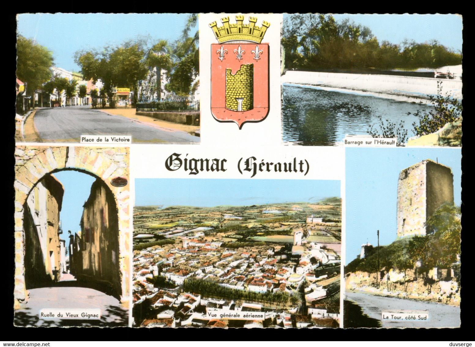 34 Herault Gignac Carte Postale Multivues - Gignac