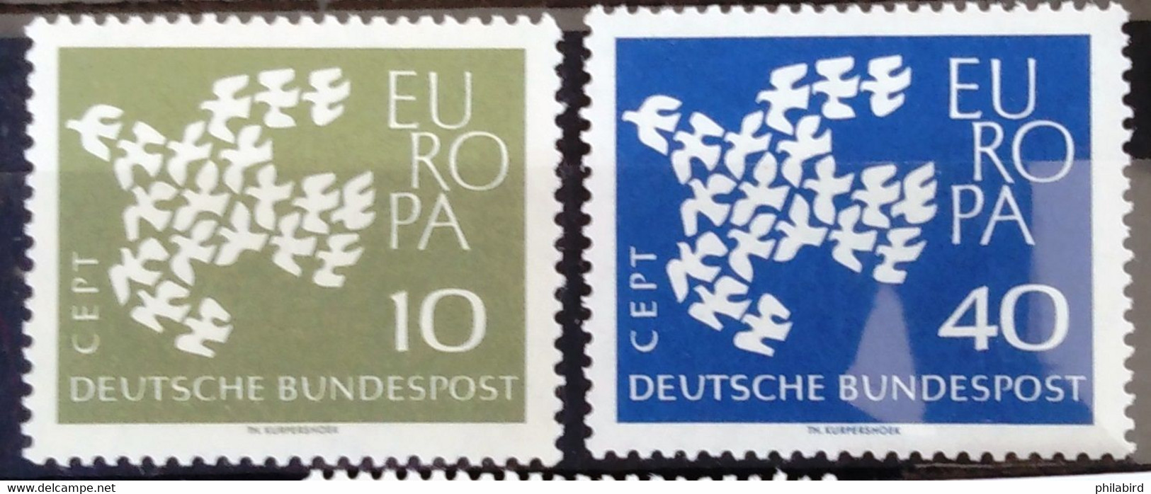 EUROPA 1961 - ALLEMAGNE                    N° 239/240                    NEUF** - 1961