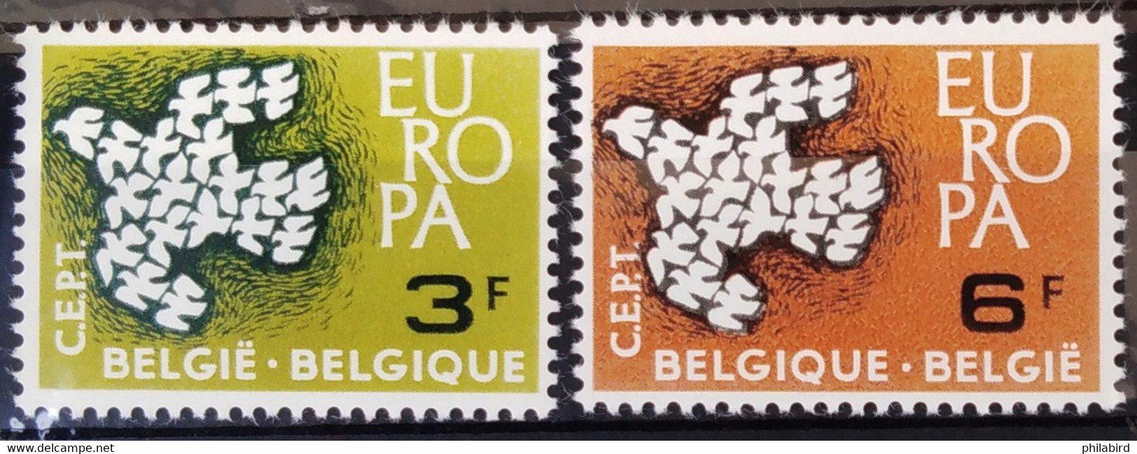 EUROPA 1961 - BELGIQUE                    N° 1193/1194                    NEUF** - 1961