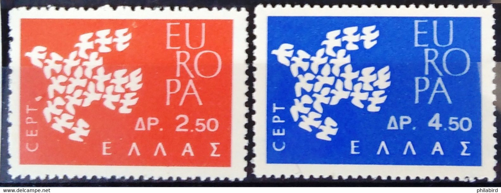 EUROPA 1961 - GRECE                    N° 753/754a                    NEUF** - 1961