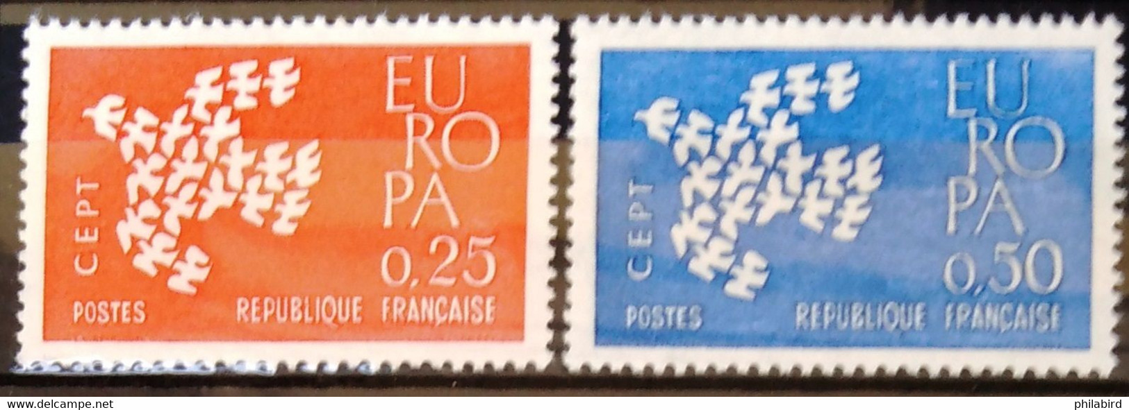 EUROPA 1961 - FRANCE                    N° 1309/1310                    NEUF** - 1961