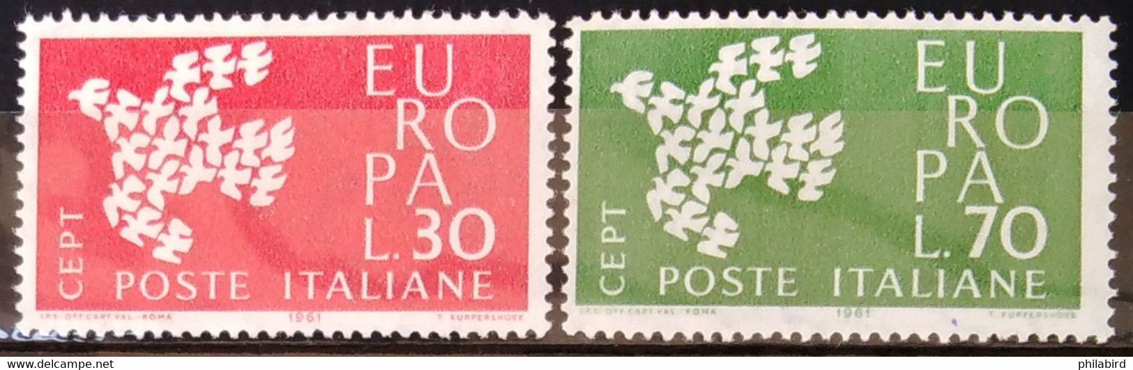 EUROPA 1961 - ITALIE                    N° 858/859                    NEUF** - 1961