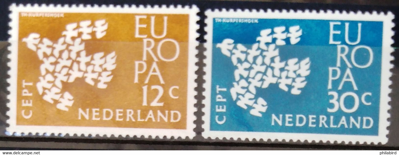 EUROPA 1961 - PAYS-BAS                    N° 738/739                    NEUF** - 1961