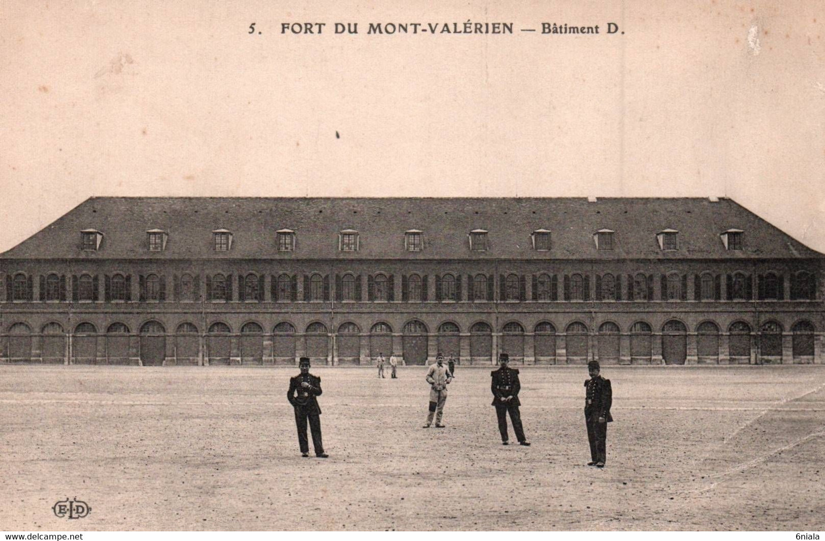 10144 Fort Du MONT VALERIEN Bâtiment   D   (militaires)     (recto-verso) 92 Hauts De Seine - Mont Valerien