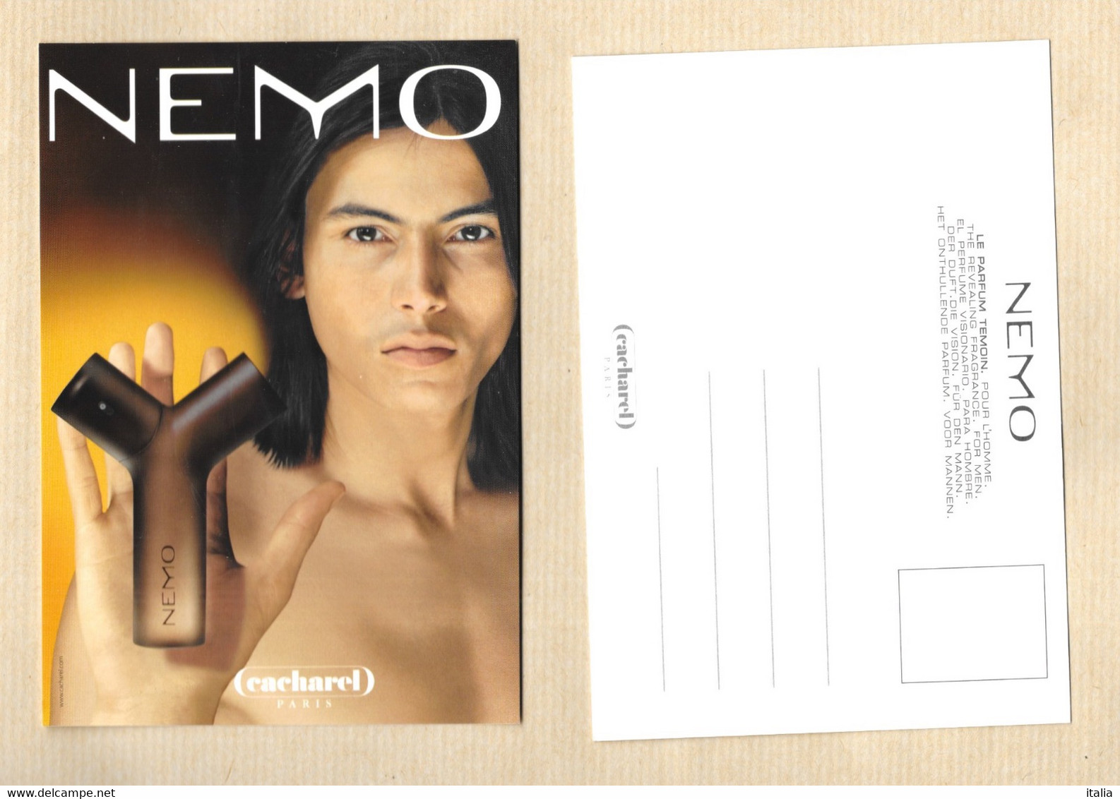 Carte Promo Perfume Card NEMO * CACHAREL * R/V - Modern (ab 1961)