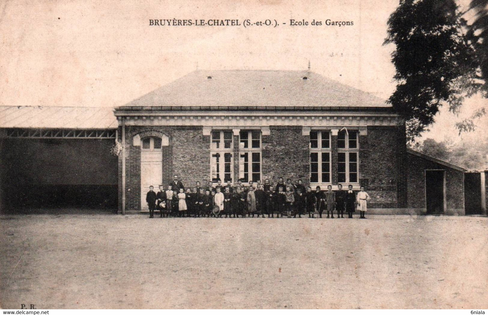 10146 BRUYERES LE CHATEL  Ecole Des Garçons     (recto-verso) 91 Essonne - Bruyeres Le Chatel