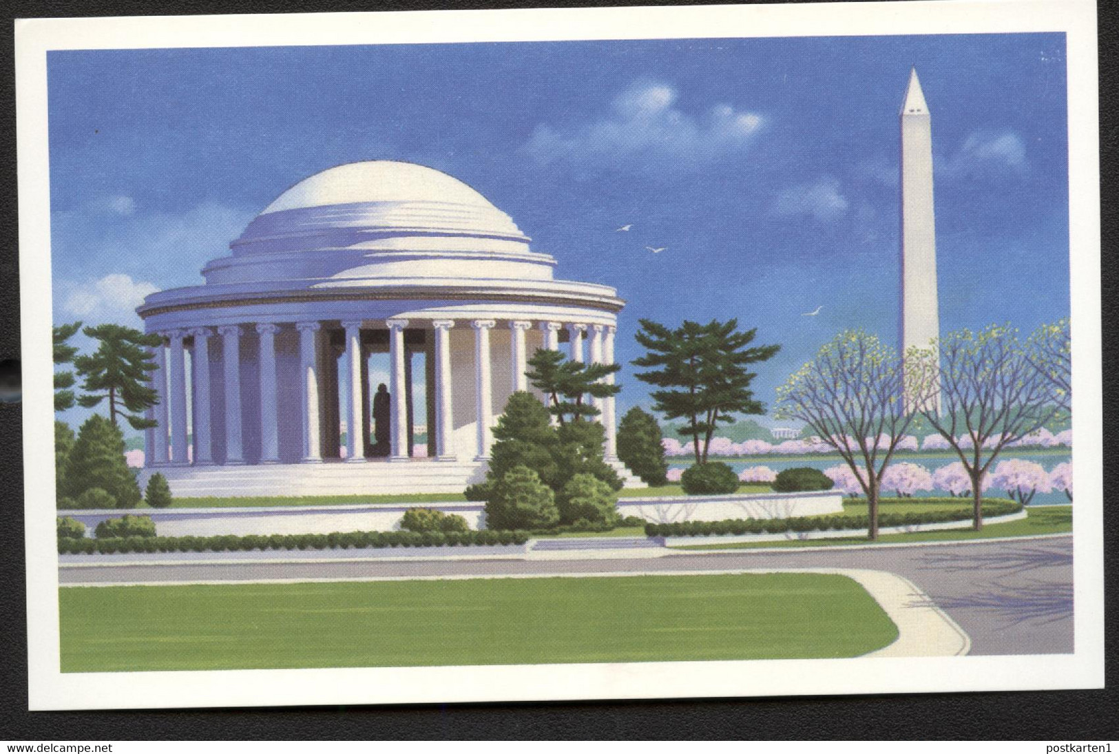 UX144 Postal Card JEFFERSON MEMORIAL Mint Vf 1989 - 1981-00