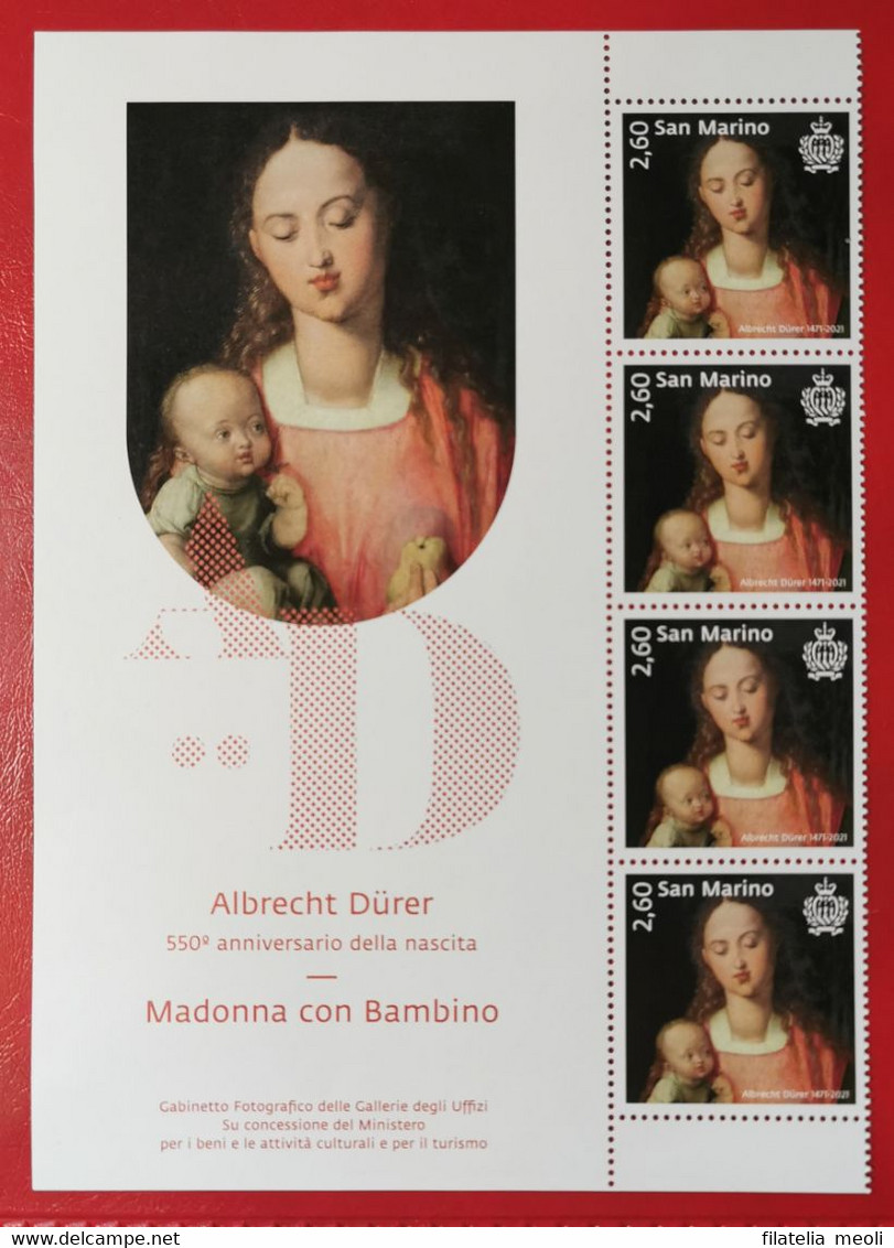 SAN MARINO 2021 DURER - Unused Stamps