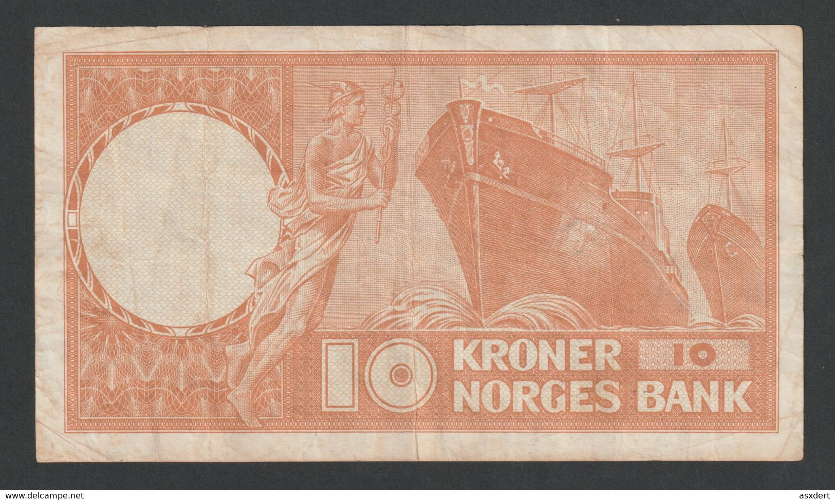 Norges Norvège - Biljet De 10 Kroner 1967 - Norway