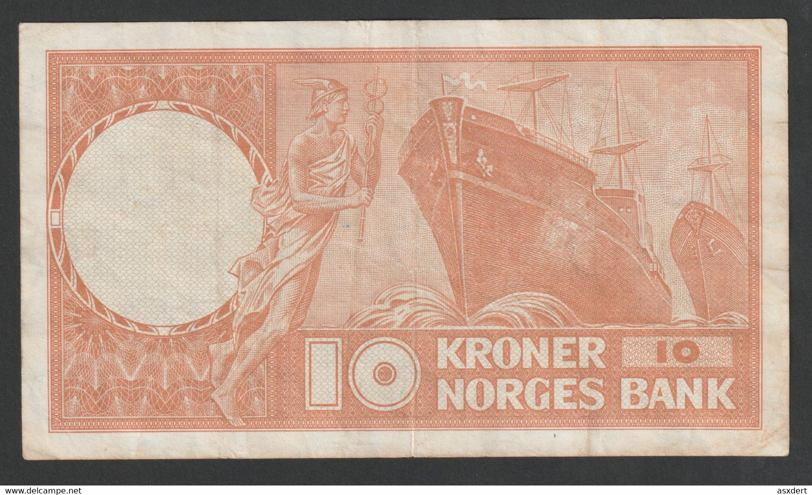 Norges Norvège - Biljet Van 10 Kroner 1968 - Norwegen