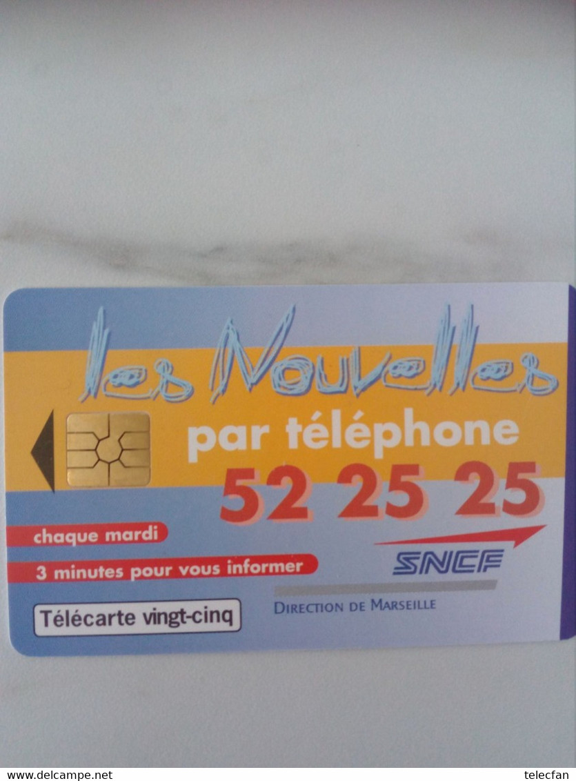 FRANCE PRIVEE HN123 SNCF MARSEILLE 25U UT 900 EX RARE - 25 Unidades