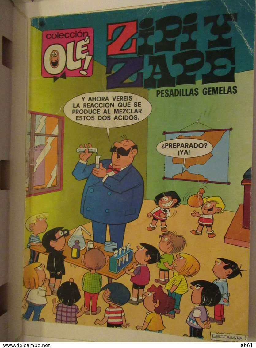 Bd Espagnol Coleccion Olé ' Zipi Y Zape ' N° 158 Pesadillas Gemelas ' Edition Bruguera 1978 - Zipi Y Zape