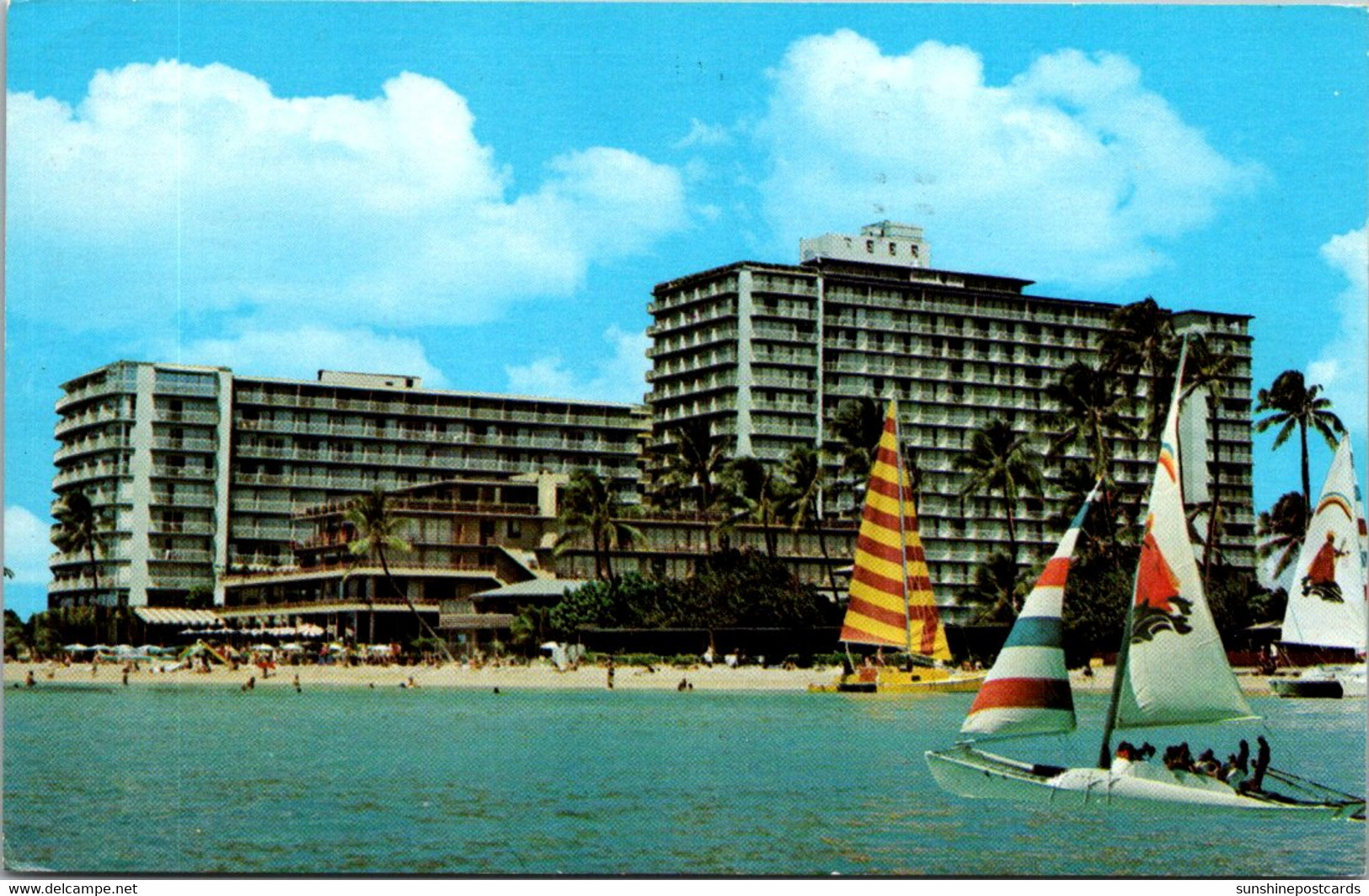 Hawaii Waikiki Beach The Reef Hotel 1979 - Honolulu