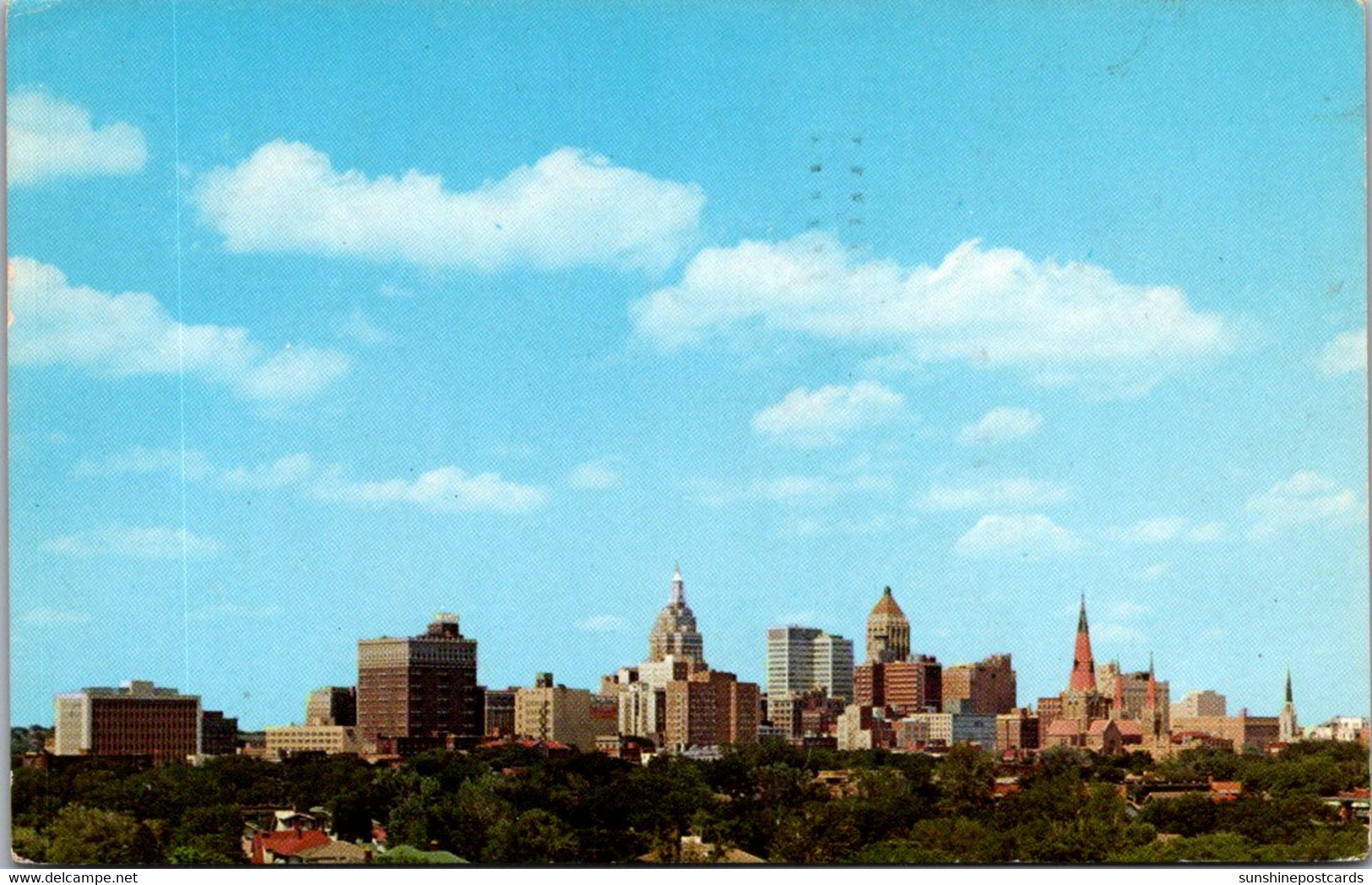 Oklahoma Tulsa Skyline 1961 - Tulsa