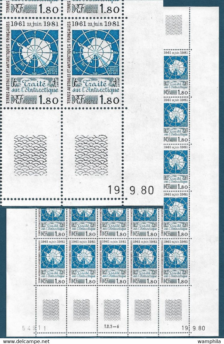 Terres Australes Et Antarctiques Frçs. N°91** Une Feuille Cote 90€ - Unused Stamps