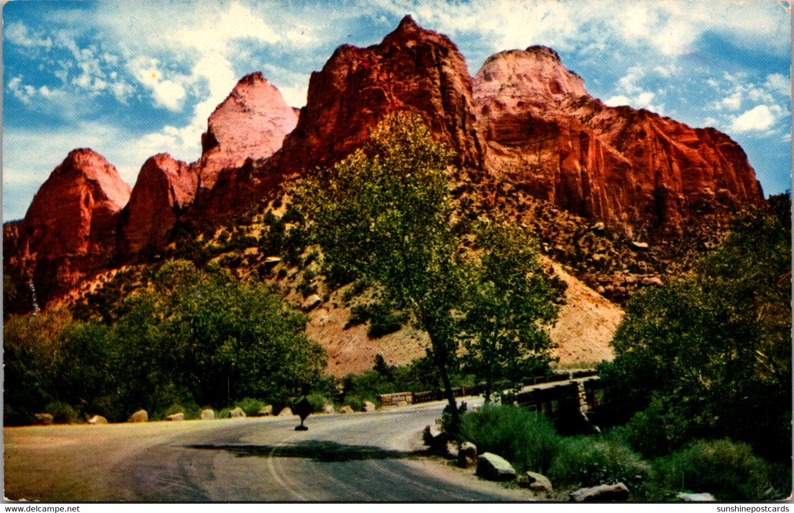 Utah Zion National Park Entrance Road 1959 - Zion