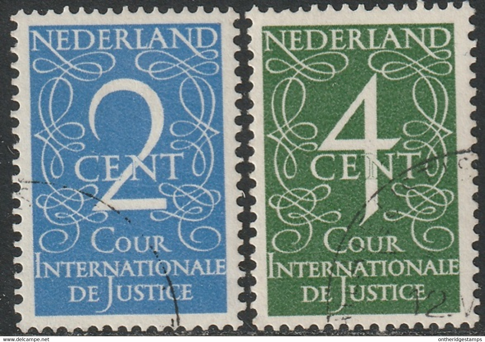 Netherlands 1950 Sc O25-6 NVPH D25-6 Official Set CTO NH - Servicios