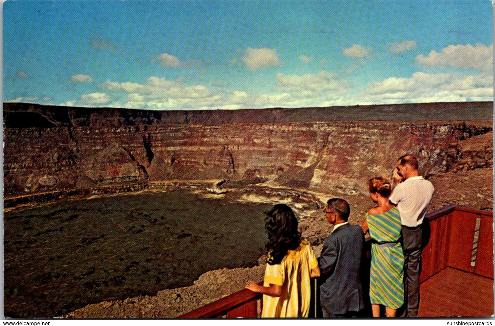 Hawaii Big Island Halemaumau Crater And Lookout - Big Island Of Hawaii