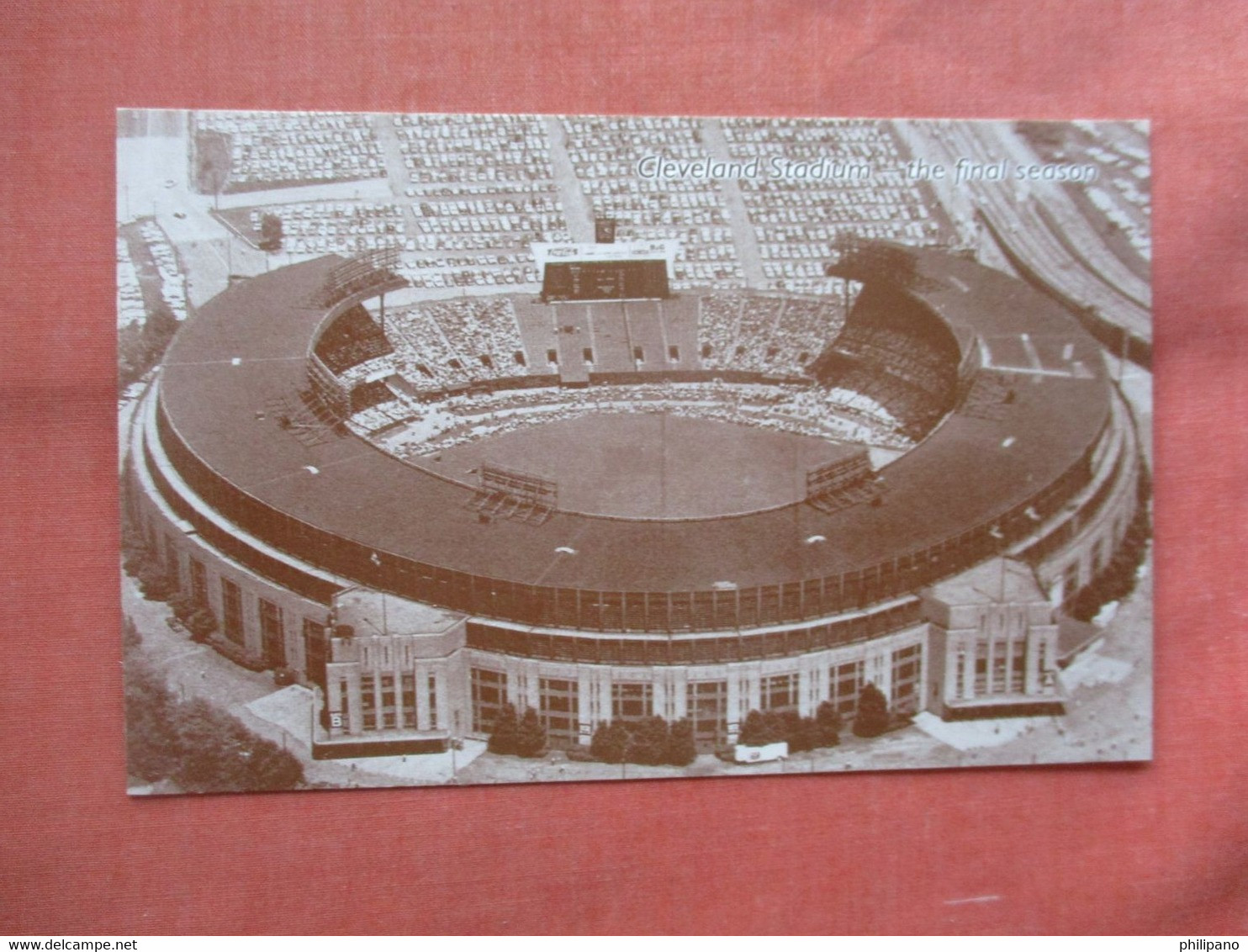 Baseball  Stadium. Cleveland Indians  Stadium.       Ref 5629 - Baseball