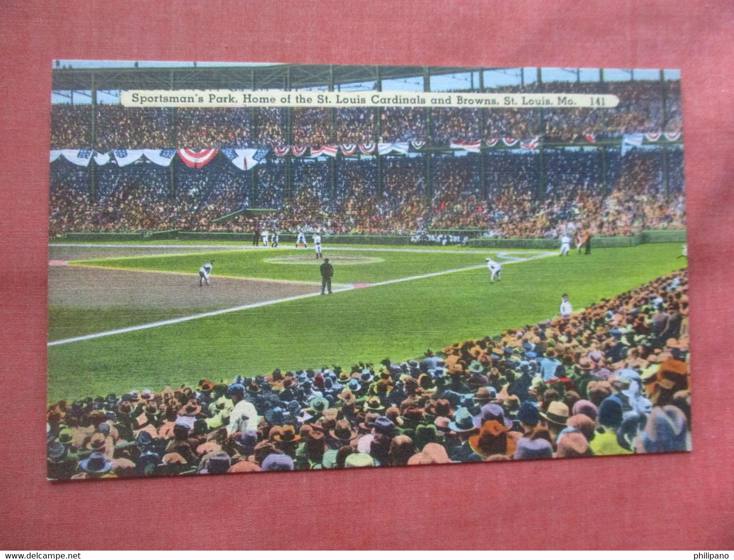 Baseball  Stadium Sportsman Park St Louis Cardinals & Browns. St Louis Mo.  .    Ref 5629 - Baseball