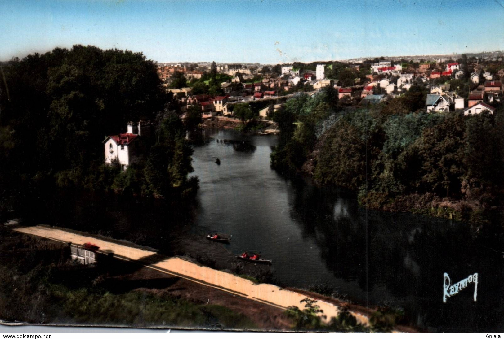 10162  LE PERREUX SUR MARNE Vue Générale Sur Le Petit Bras Entre L'Île Des Loups Et Amour  (recto-verso) 94 Val De Marne - Le Perreux Sur Marne