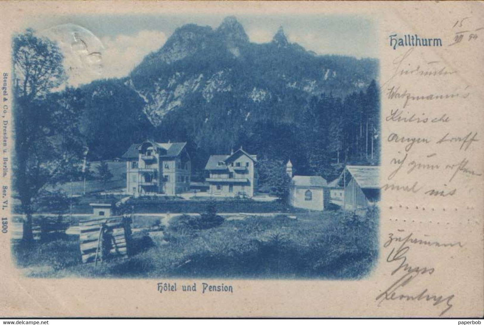 HALLTHURM-HOTEL UND PENSION  1899 - Bischofswiesen