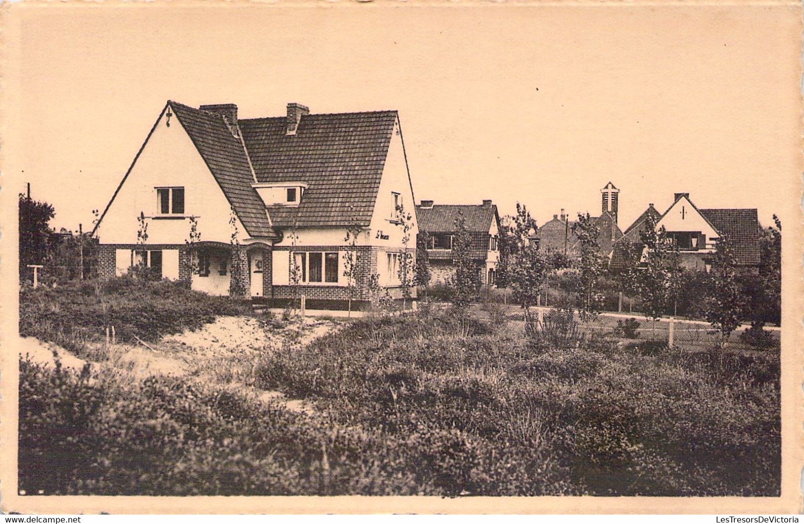 COB TX67 Sur Carte Postale De St Idesbald Villa Le Verseau - - Storia Postale