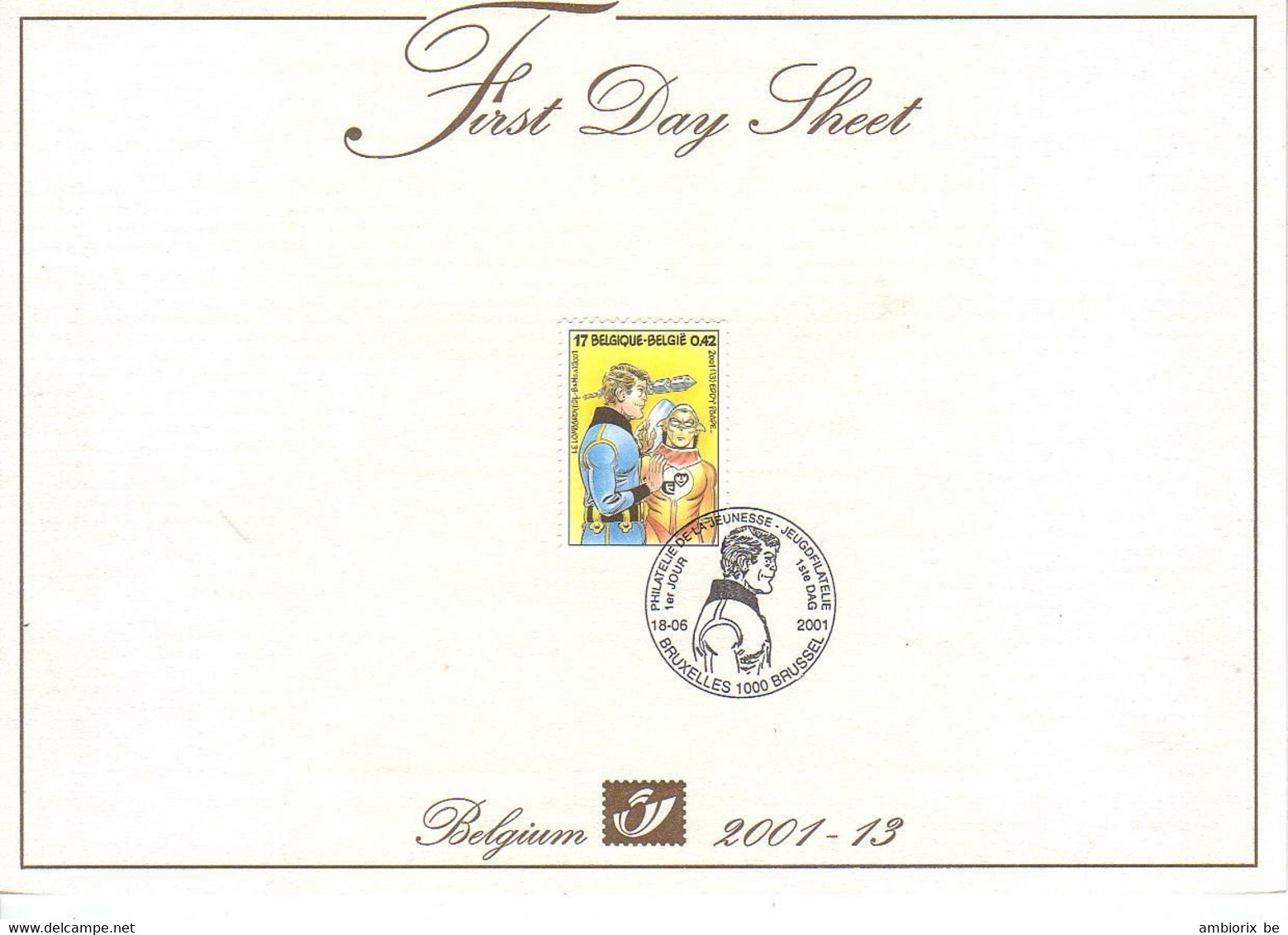 Carte Max FDS First Day Sheet 2001-13 - BD - 2001-2010