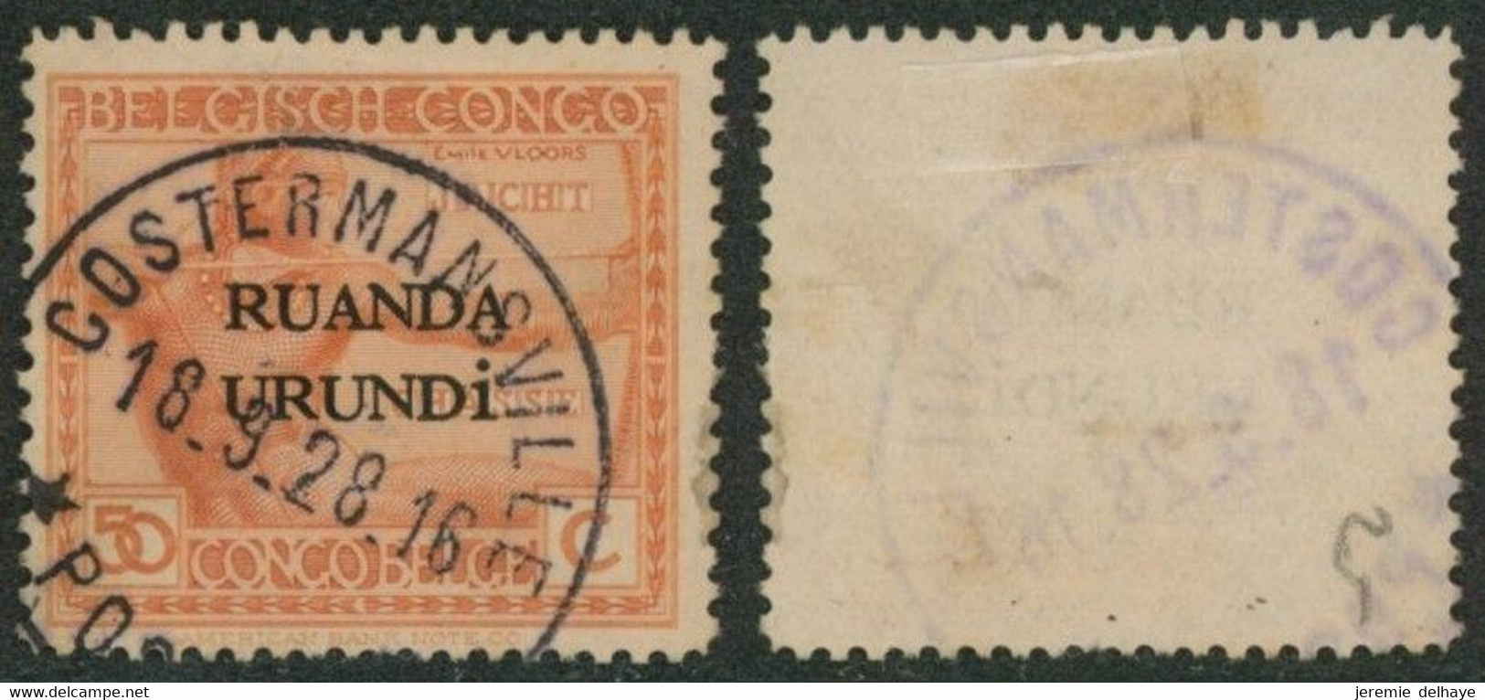 Ruanda-Urundi - Vloors N°67 Obl Simple Cercle "Costermansville / Postes" (2 étoiles). - Used Stamps