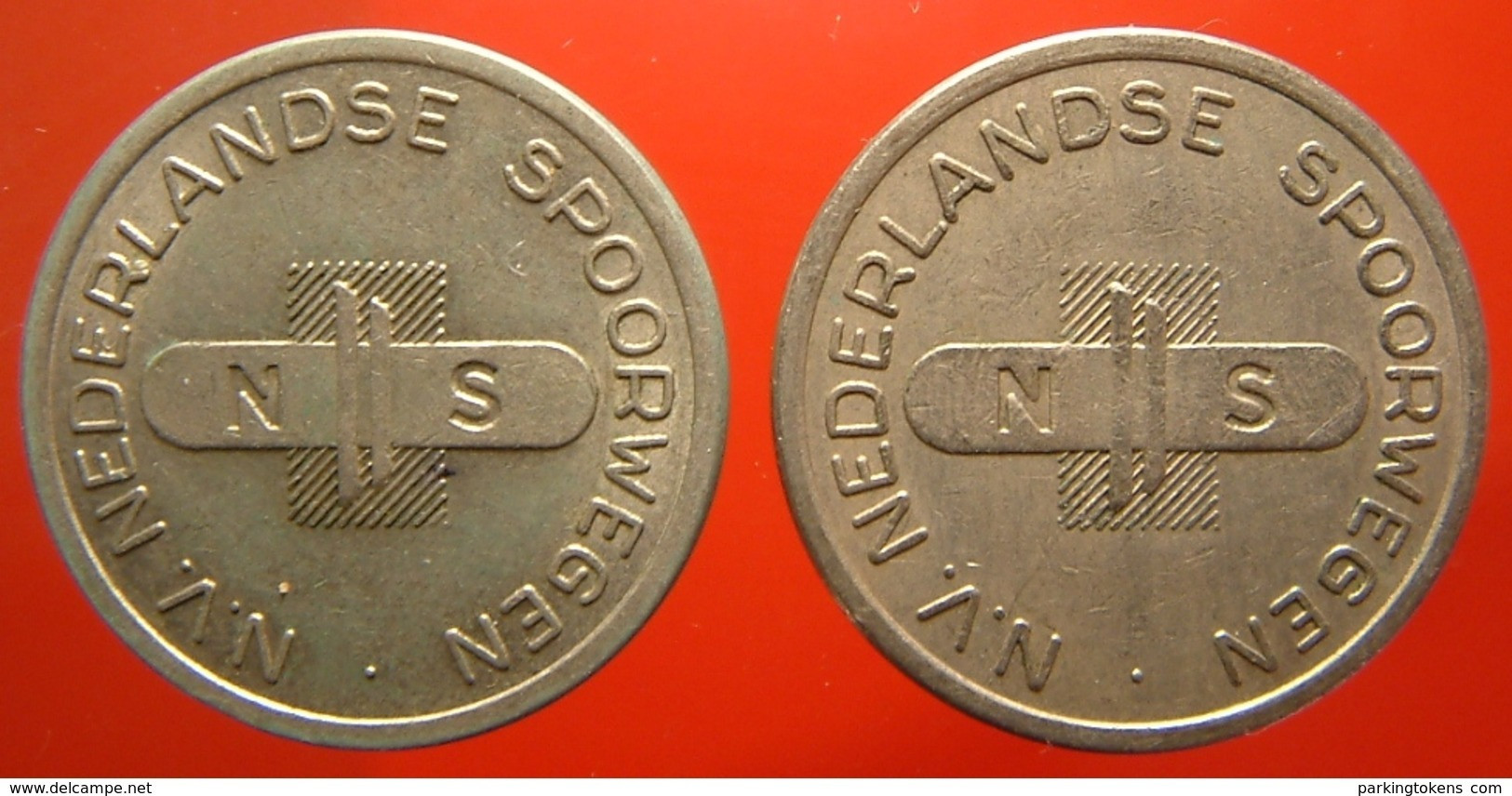 KB311-2 - NS N.V. NEDERLANDSE SPOORWEGEN - Utrecht - WM 22.5mm - Coffee Machine Token - Railways - Eisenbahnen - Profesionales/De Sociedad