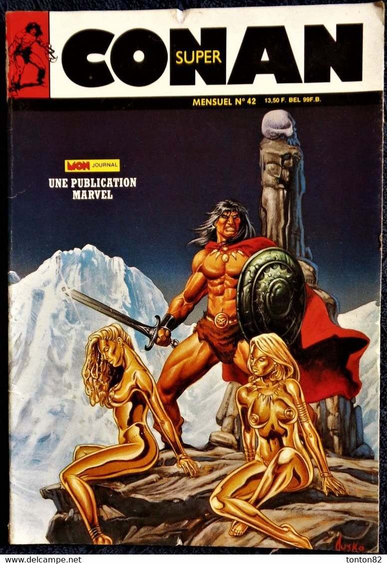 SUPER CONAN  - N° 42 - Mensuel Mars 1989 - Mon Journal / Marvel . - Conan