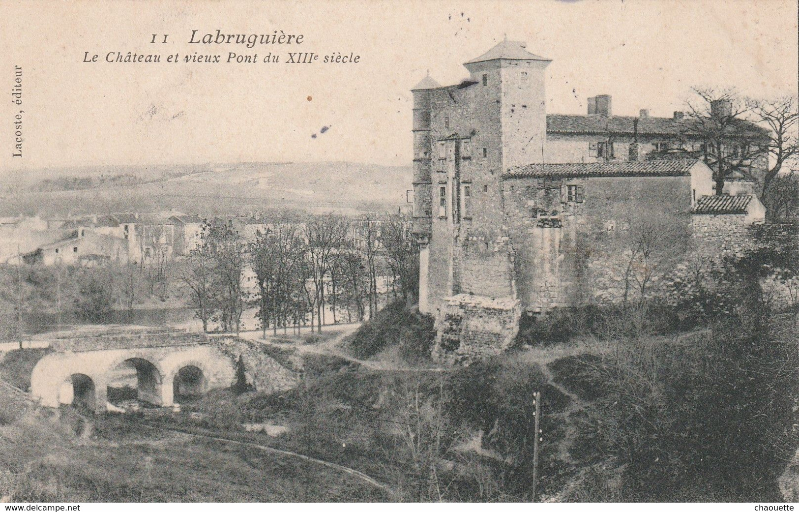 LABRUGUIERE..le Chateau   Edit  Lacoste No.11 - Labruguière