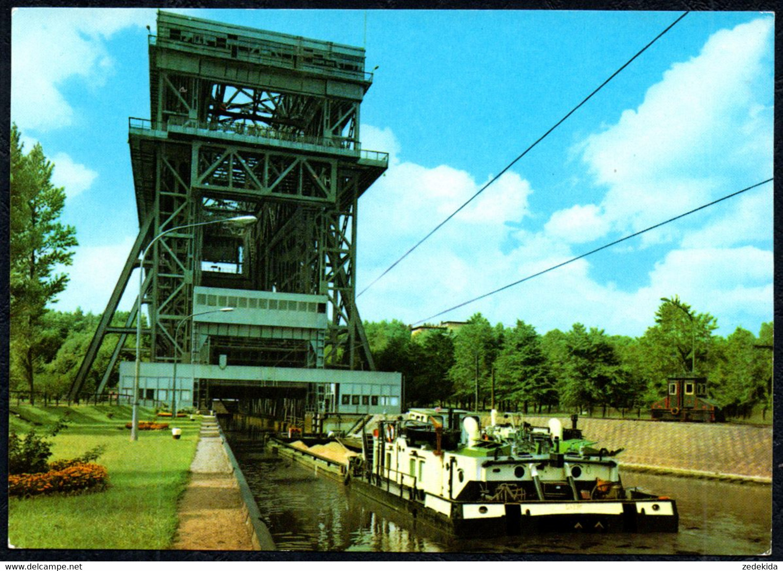 F7585 - TOP Eberswalde Niederfinow Schiffshebewerk - Verlag Bild Und Heimat Reichebach - Eberswalde