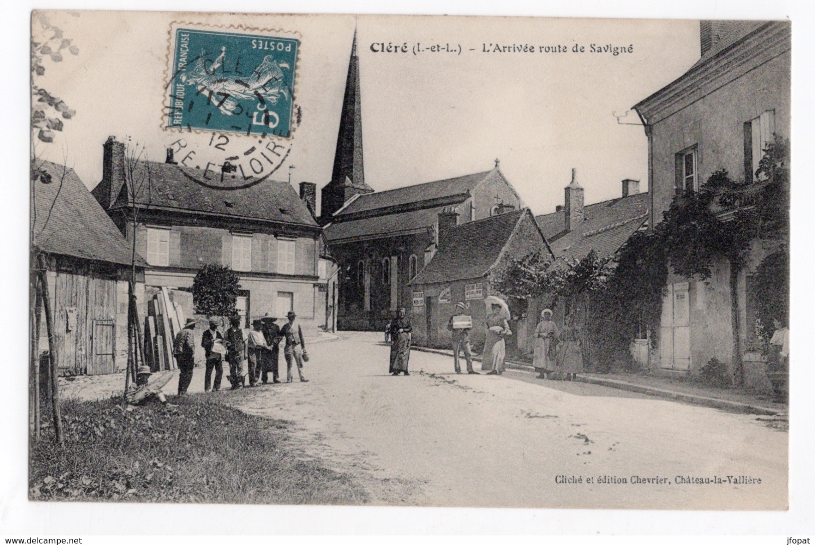 37 INDRE ET LOIRE - CLERE L'Arrivée Route De Savigné - Cléré-les-Pins