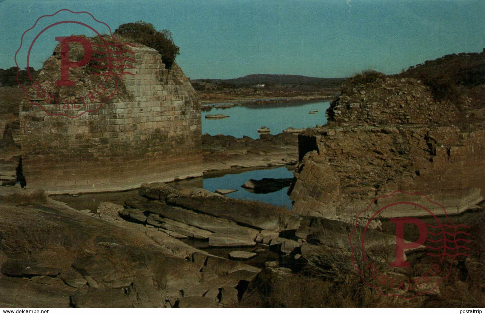 BADAJOZ. OLIVENZA. PUENTE AYUDA SOBRE EL RIO GUADIANA. - Badajoz