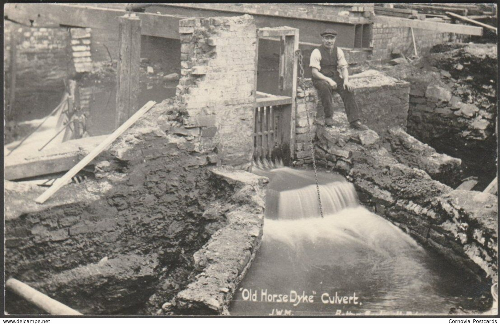 Old Horse Dyke Culvert, Ecclesall Road, Sheffield In 1910 - RP Postcard - Sheffield