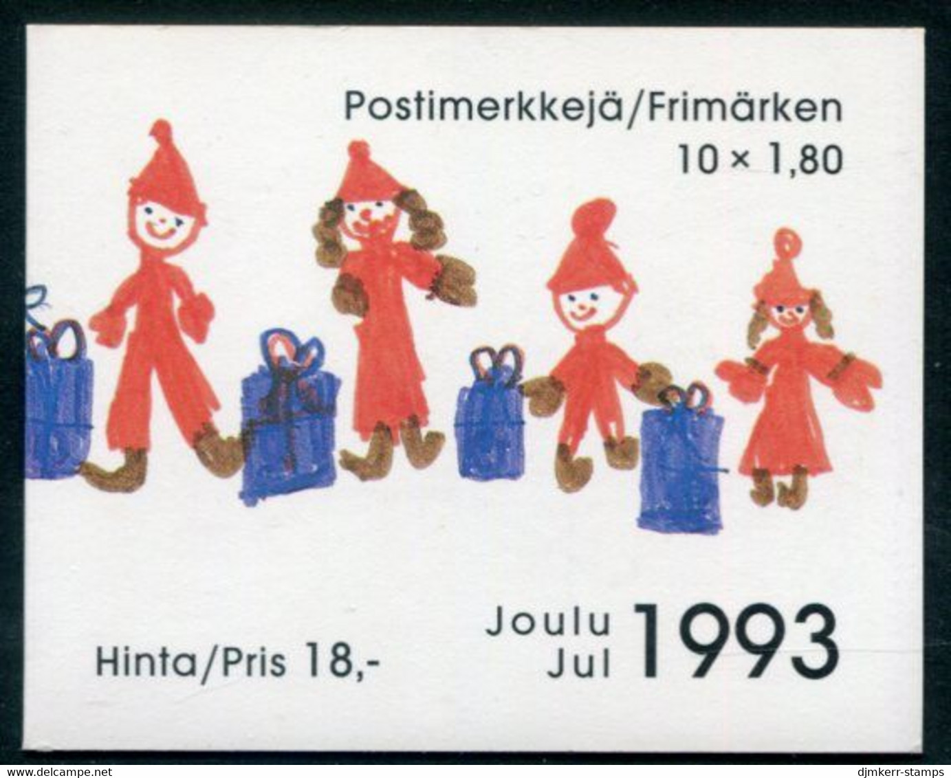 FINLAND 1993 Christmas Booklet MNH / **.  Michel  1233 Do-Du - Unused Stamps
