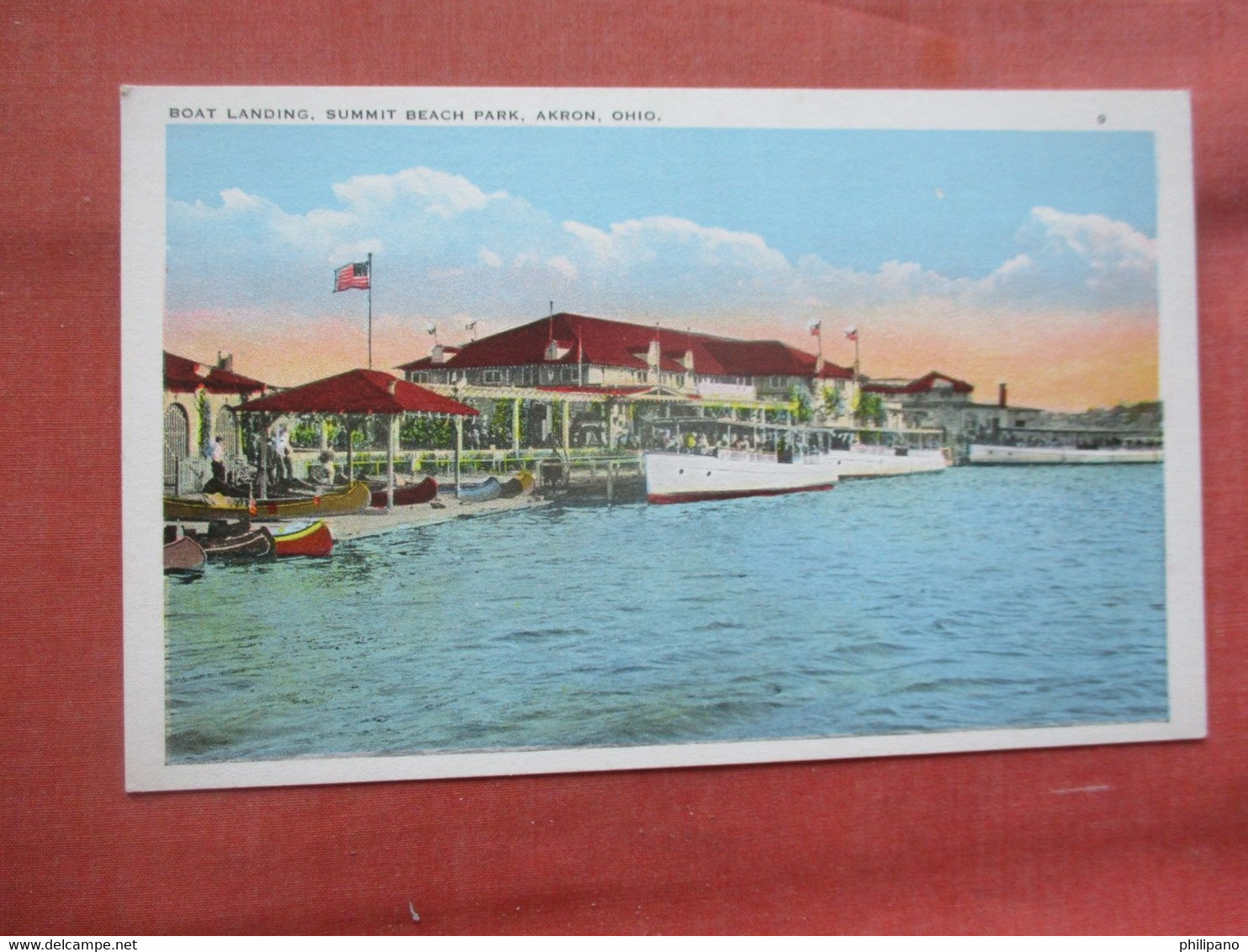 Boat Landing. Summit Beach Park.   Akron   Ohio > Akron  Ref 5630 - Akron