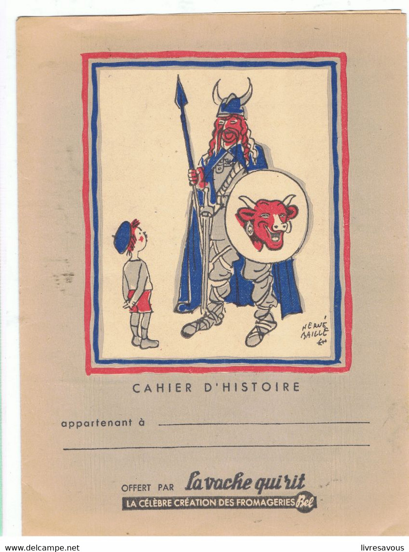 Protège Cahier La Vache Qui Rit Cahier De D'histoire - Protège-cahiers