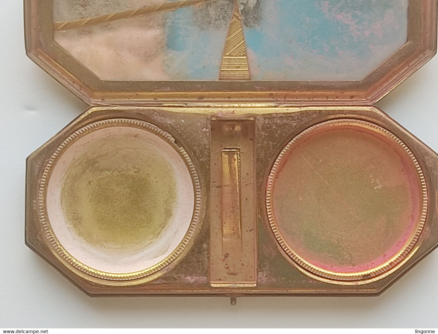 Ancienne Boite à Poudre, Poudrier HOUBIGANT 9 X 4 Cm Env Poids : 76 Grammes - Beauty Products