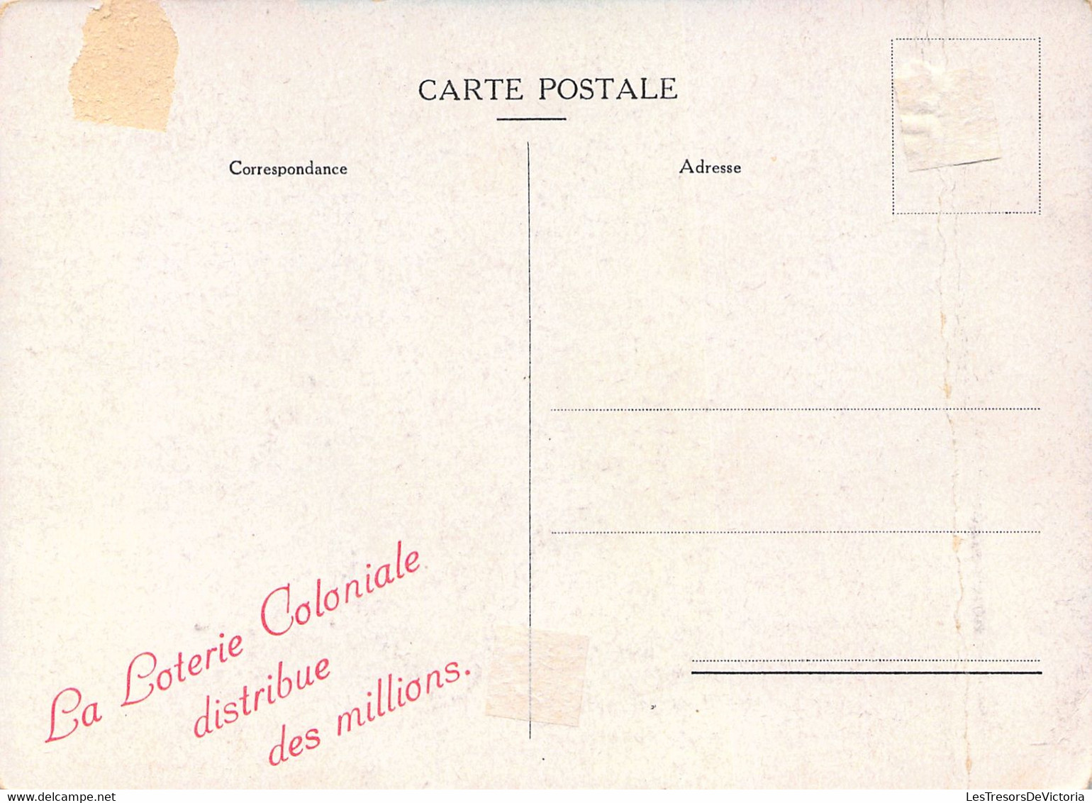 CPA Exposition Coloniale PARIS 1931 (visite Congo Belge) L'arbre Du Chef  La Loterie Coloniale Distribue Des Millions - Expositions