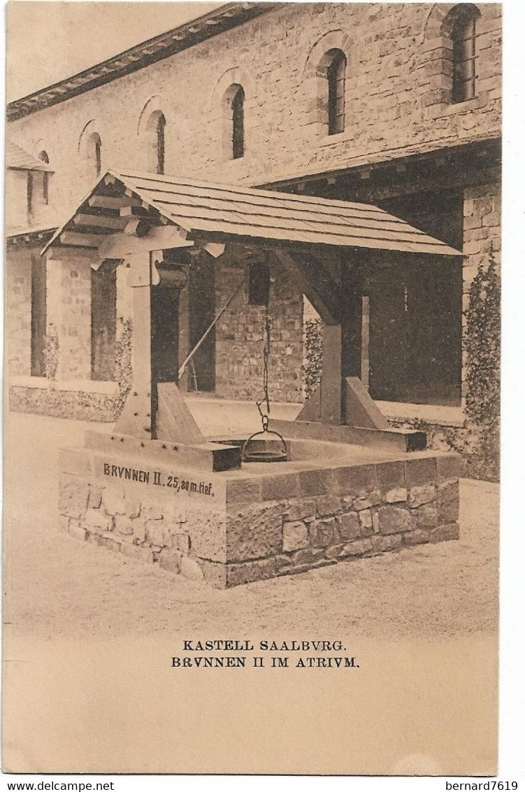 Allemagne - Saalburg  -     Kastell Saaalburg   -       Brunnen   Im Atrium - Saalburg