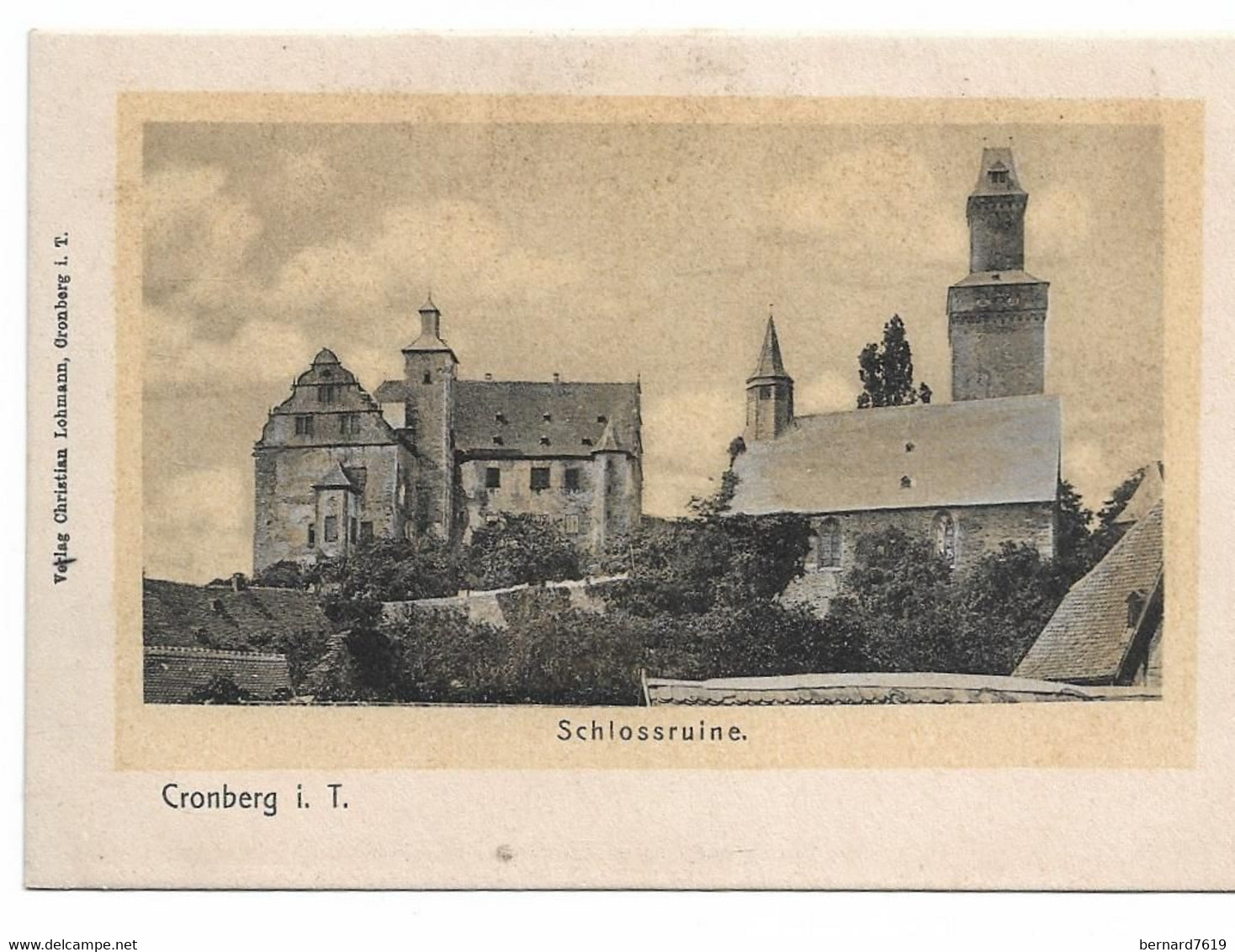 Allemagne   Kronberg  -  - Cronberg -    Schlossruine - Kronberg