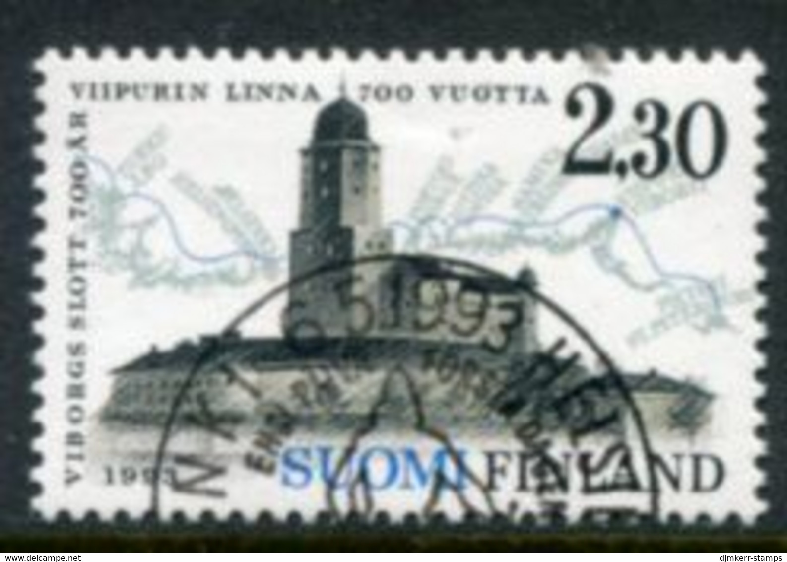 FINLAND 1993 700th Anniversary Of Vyborg Used.  Michel  1209 - Oblitérés