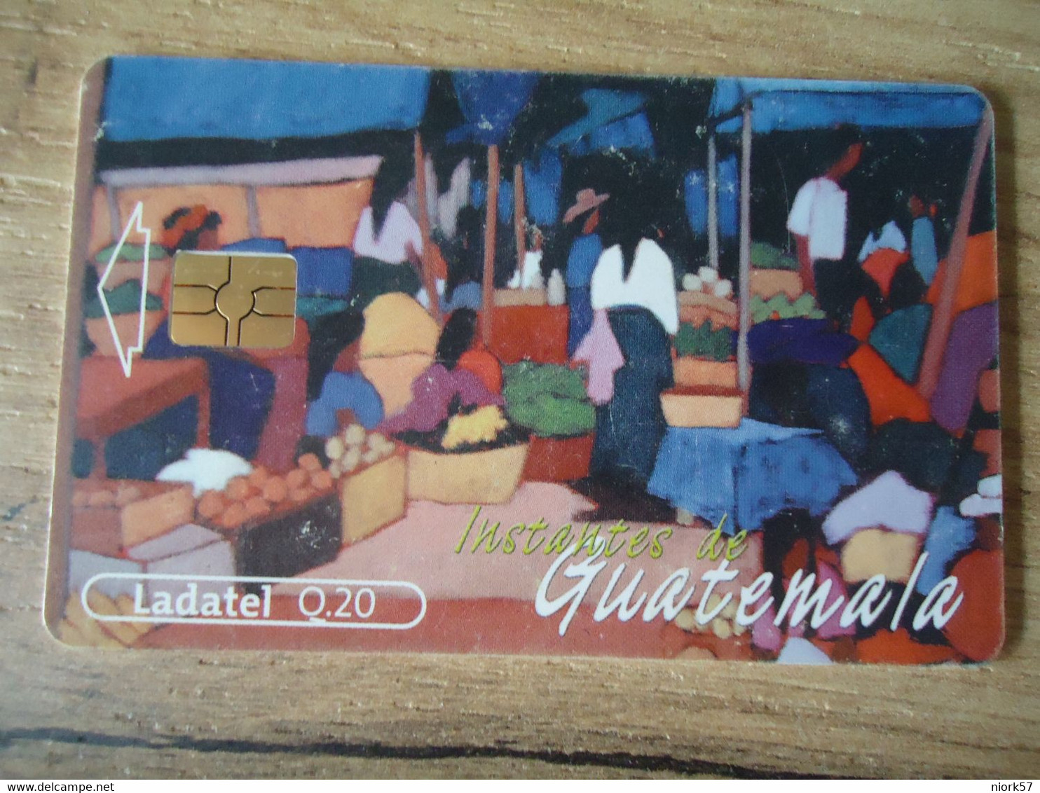 GUATEMALA USED CARDS    PAINTING - Guatemala