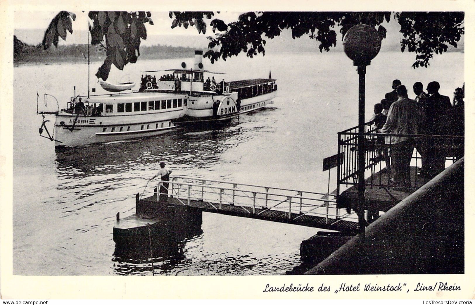 CPA Hotel Weinstock - Linz Am Rhein - Ruf 459 - Besitzer A Geller - Linz A. Rhein