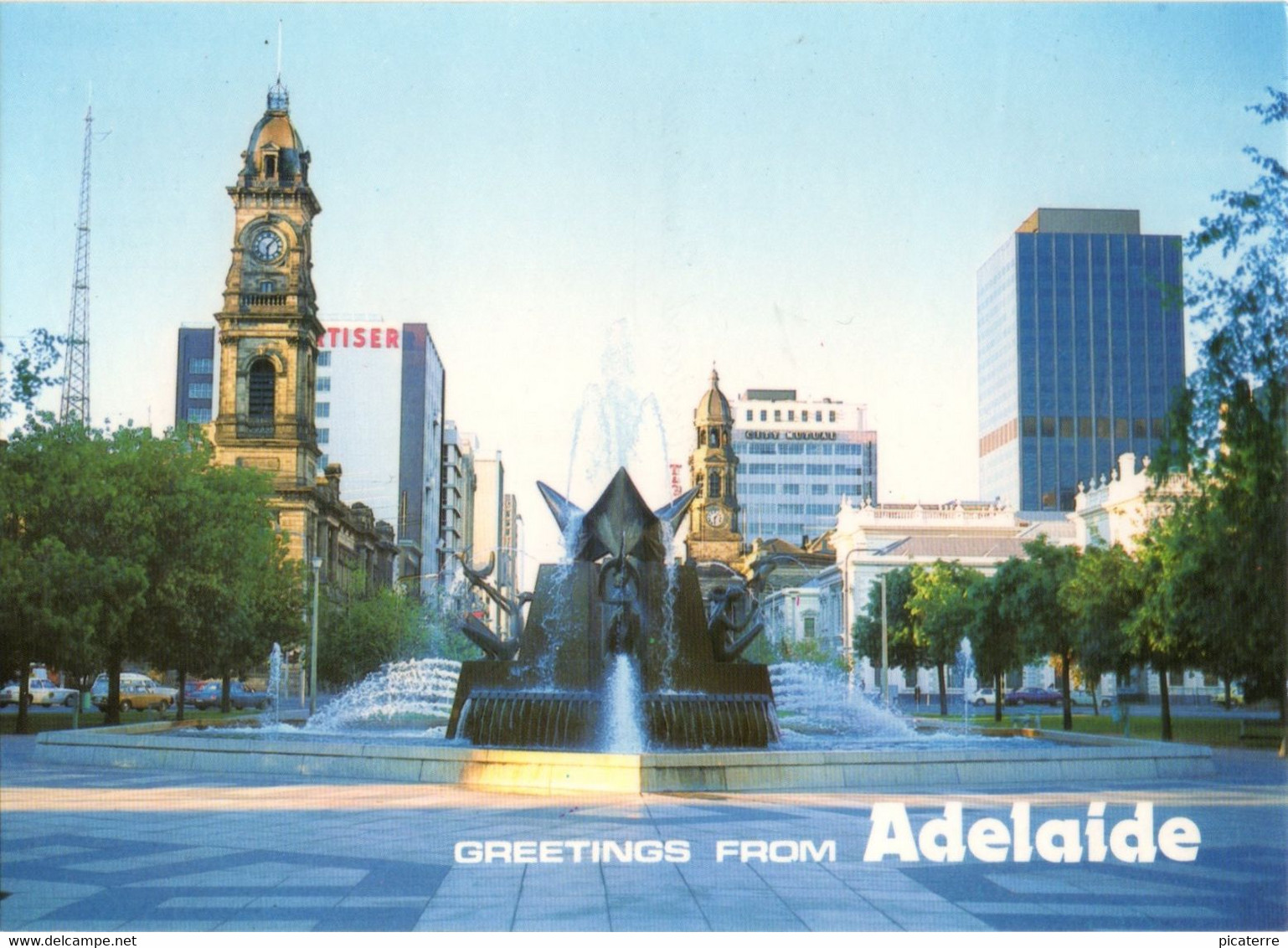 Skyline Of Adelaide, South Australia. Looking North From Victoria Square - Adelaide